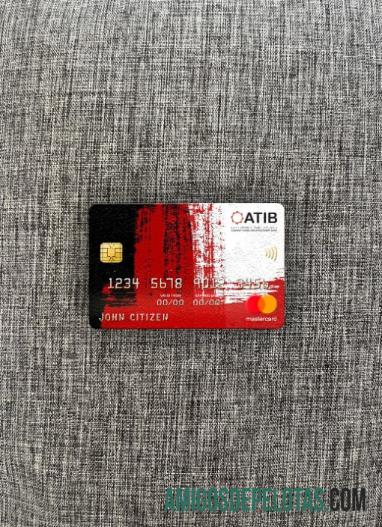 Líbia Assaray (ATIB) Banco Mastercard Photolook Front baixar para verificação